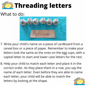 Threading letters Eng 5