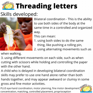 Threading letters Eng 7